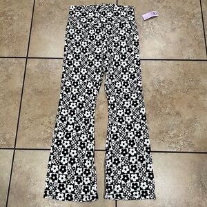 Groovy Wild Fable Hippie Costume Floral Bell Bottom Pants Boho Outfit Size L